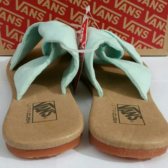 🆕 Vans Ayla Slide Suede Bay Women's Slim Sandals - Picture 4 of 7